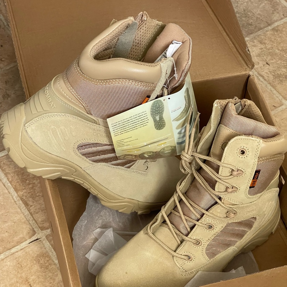 Delta Combat Boots Size 11 (runs small more like a 10)